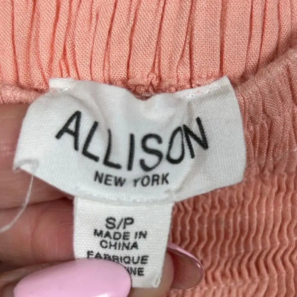 Allison New York Pink Ruffle Skirt size S